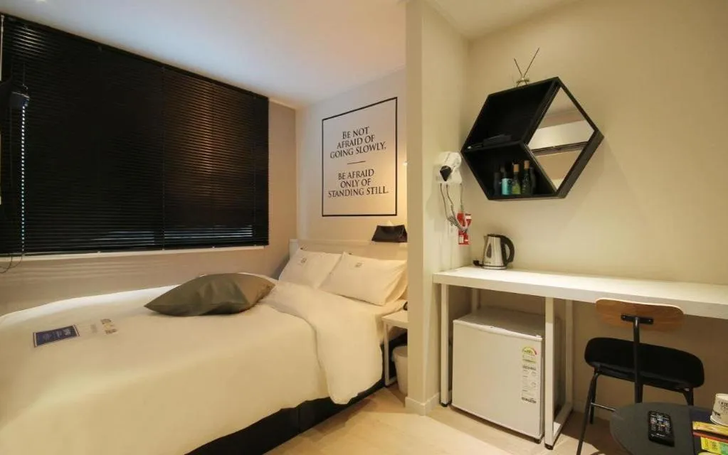 Bed in Hotel Yam ANDONG