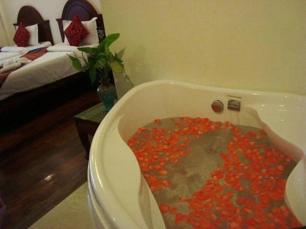 Bed in The View Pavilion Hotel