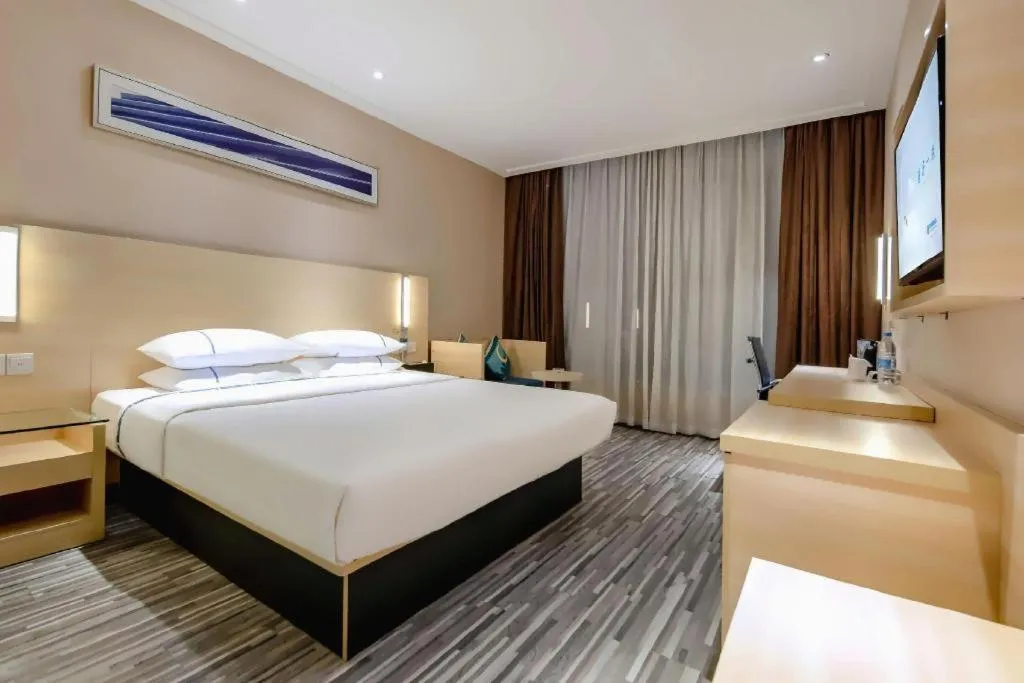 Bed in City Comfort Inn Hechi Du'an Wenti Square