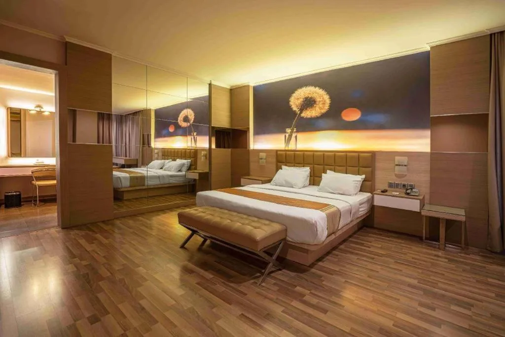 Bed in Star Hotel