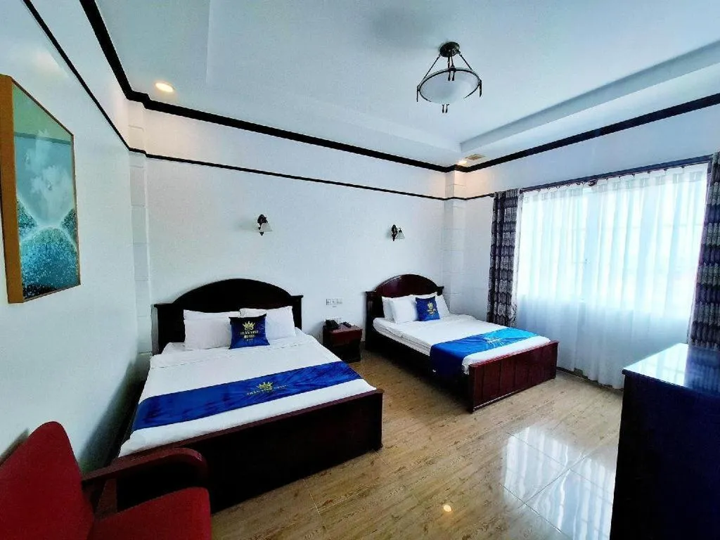 Bed in Tran Vinh Hotel