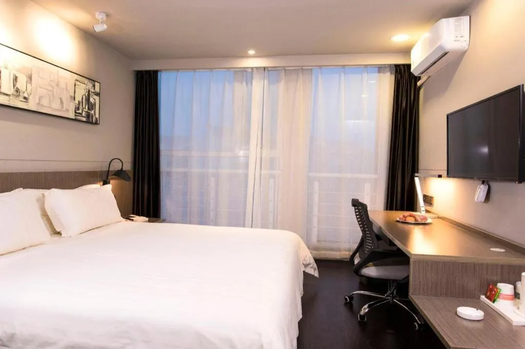 Bed in Jinjiang Inn Style Ningxia Guyuan Beijing Road