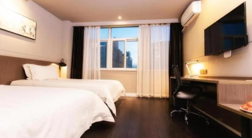 Bed in Jinjiang Inn Style Ningxia Guyuan Beijing Road