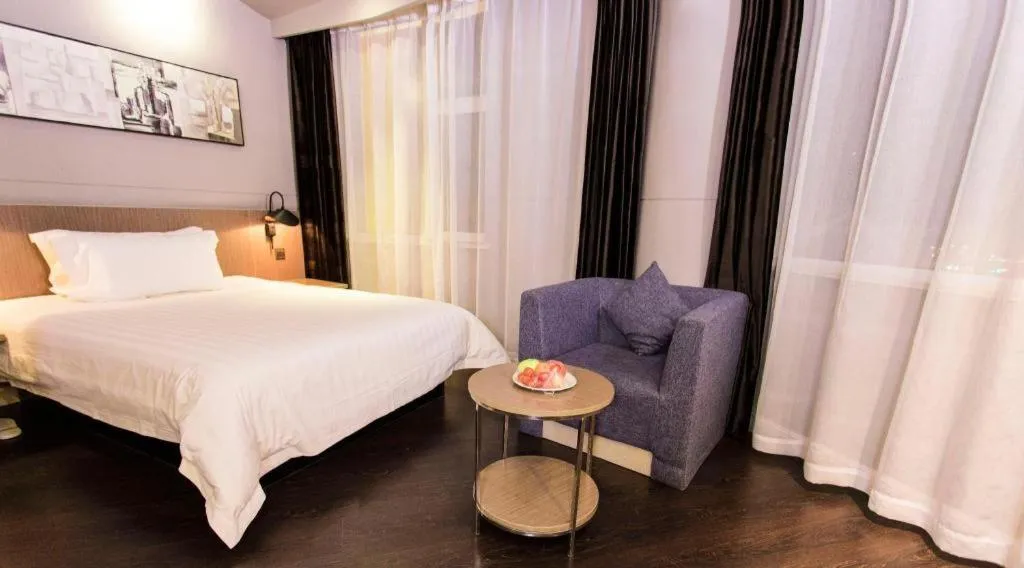 Bed in Jinjiang Inn Style Ningxia Guyuan Beijing Road