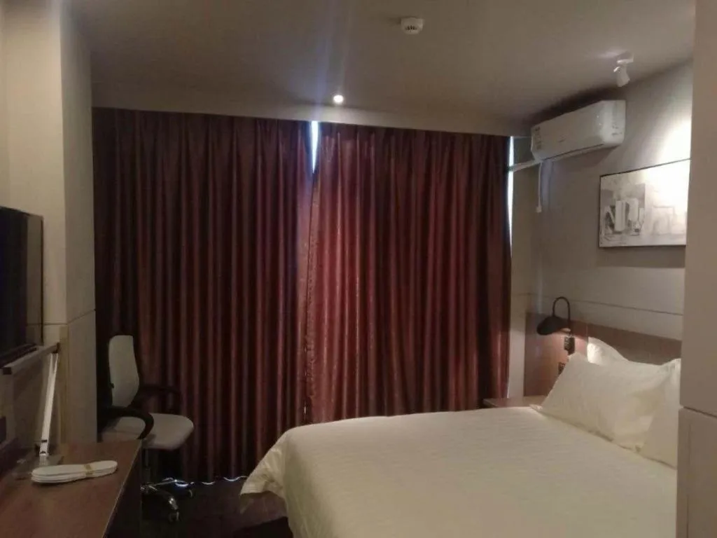 Bed in Jinjiang Inn Style Ningxia Guyuan Beijing Road