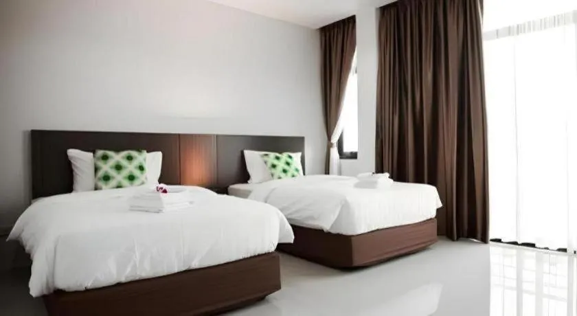 Bed in The Viewpoint Hotel