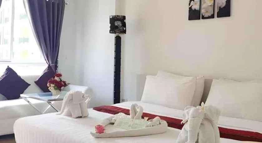 Bed in The Residence Prachinburi