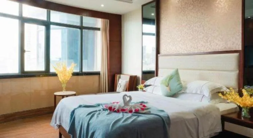 Bed in Haikou Kai Wei Hotel