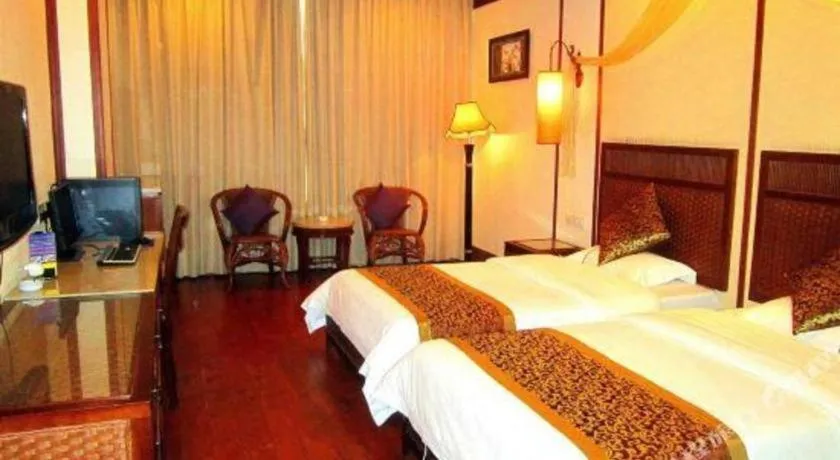 Bed in Haikou Kai Wei Hotel