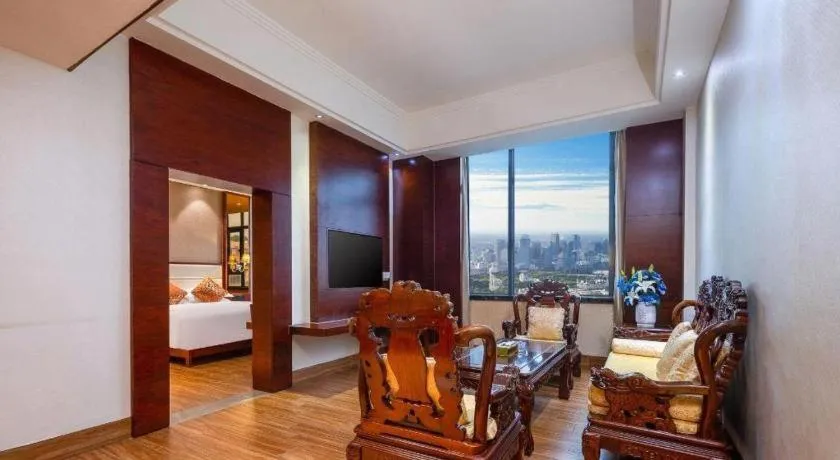 Bed in Haikou Kai Wei Hotel