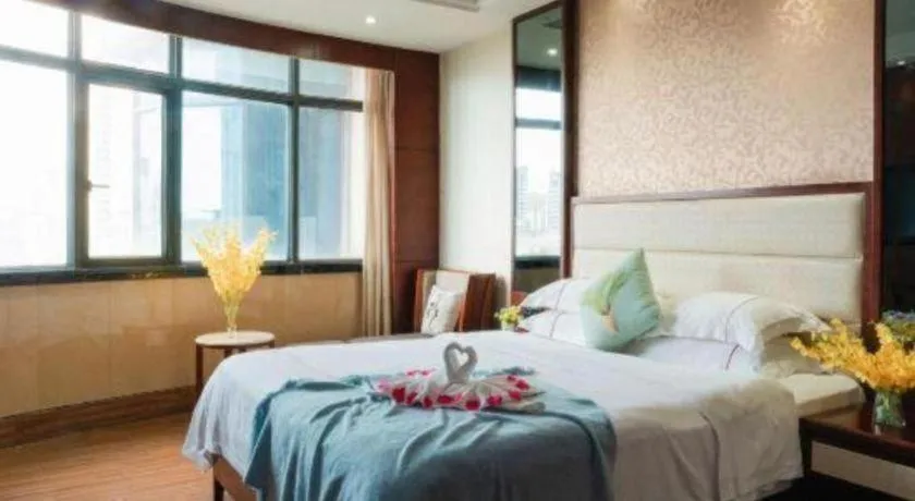 Bed in Haikou Kai Wei Hotel