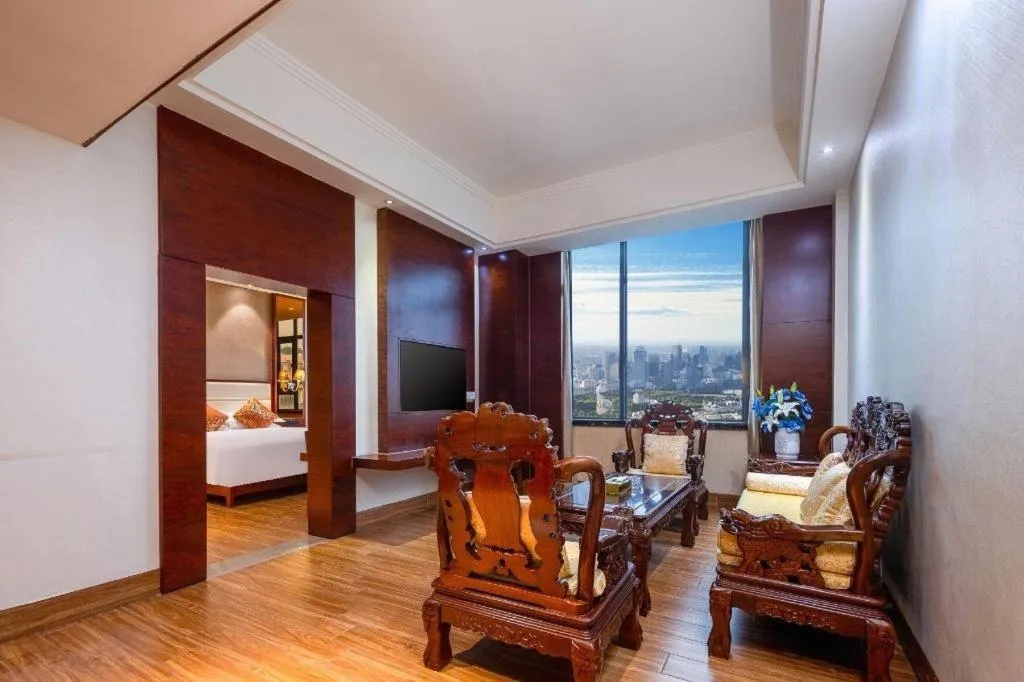 Bed in Haikou Kai Wei Hotel