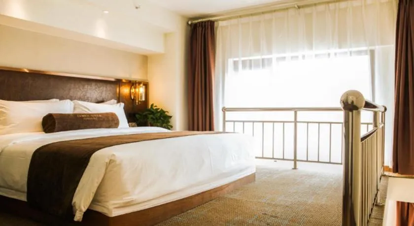 Bed in James Joyce Coffetel Xi'an Lingtong The Terracotta Army Huaqingchi University Town Metro Station