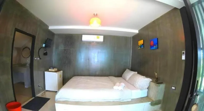 Bed in Rim Kaeng resort