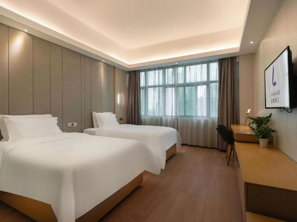 Bed in Lavande Hotels Guangzhou Fangcun Huadiwan Metro Station