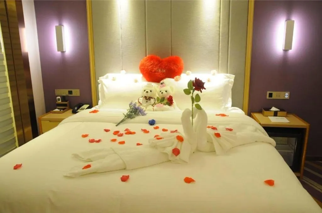 Bed in Lavande Hotels Guangzhou Fangcun Huadiwan Metro Station