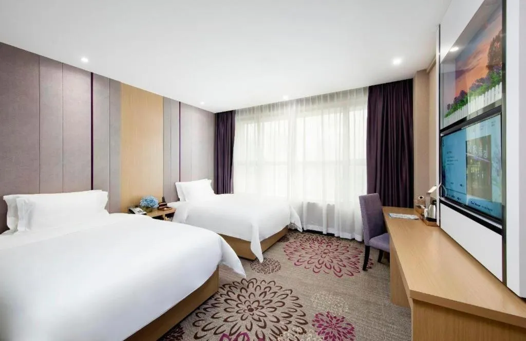 Bed in Lavande Hotels·Qingyuan Jinbiwan