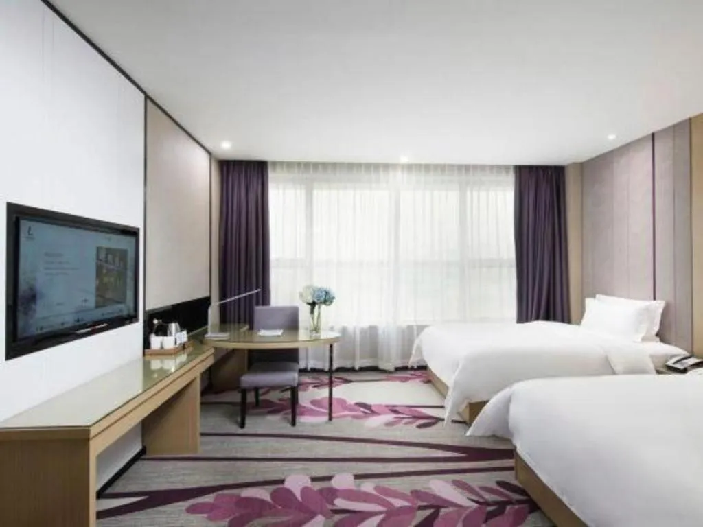 Bed in Lavande Hotels·Qingyuan Jinbiwan