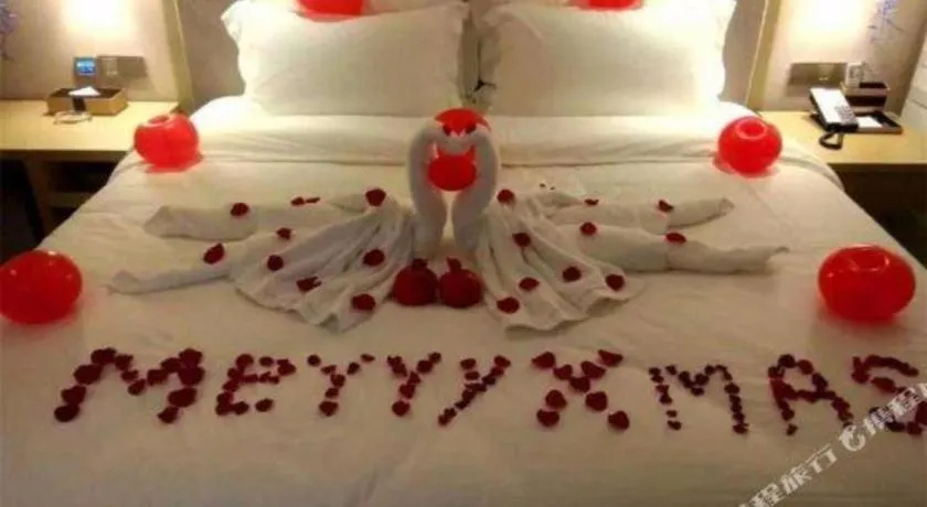 Bed in Lavande Hotels·Qingyuan Jinbiwan