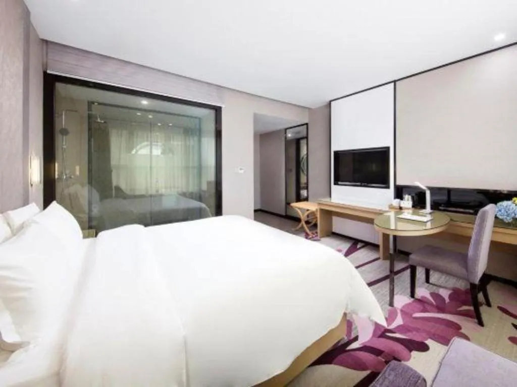 Bed in Lavande Hotels·Qingyuan Jinbiwan