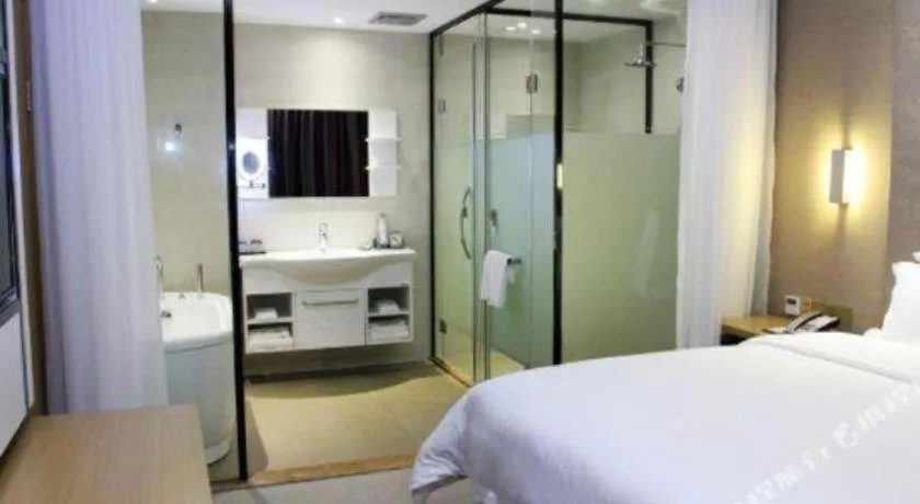 Bed in Lavande Hotels·Qingyuan Jinbiwan