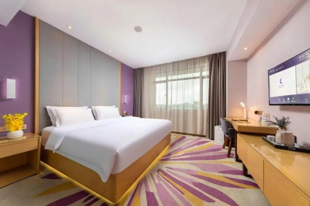 Bed in Lavande Hotel Zhongshan Dayong Rosewood Cultural Expo City