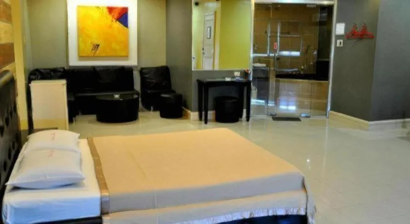 Bed in Jardin de Rosal Hotel