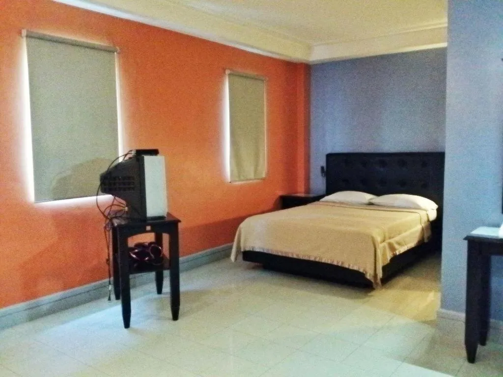 Bed in Jardin de Rosal Hotel