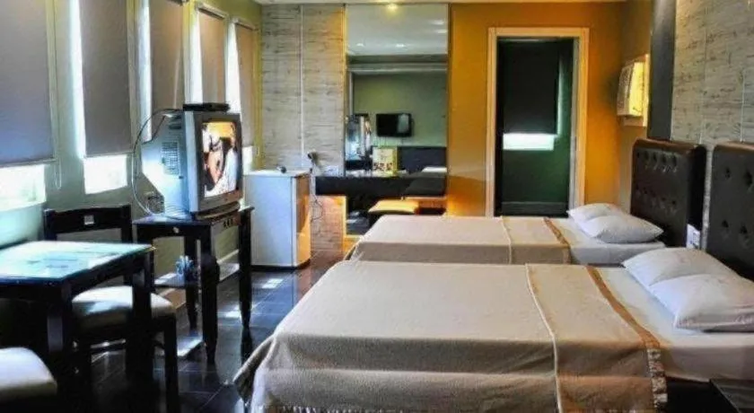 Bed in Jardin de Rosal Hotel