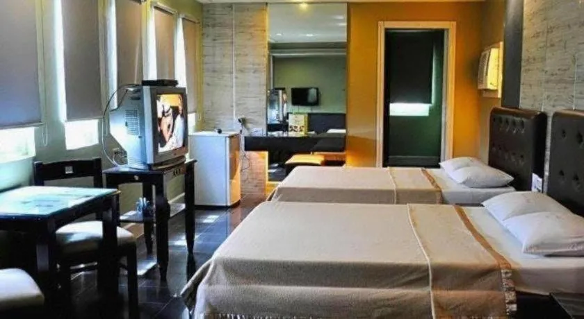 Bed in Jardin de Rosal Hotel