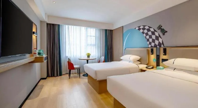 Bed in City Comfort Inn Wuhan Jiangxia