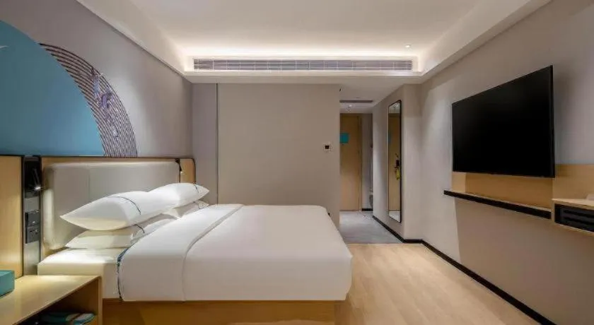 Bed in City Comfort Inn Wuhan Jiangxia