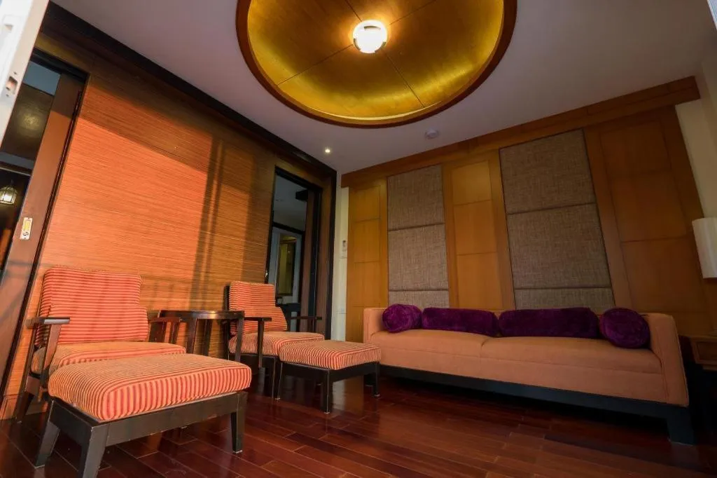 Bed in LANDMARK NAKHONPHANOM HOTEL