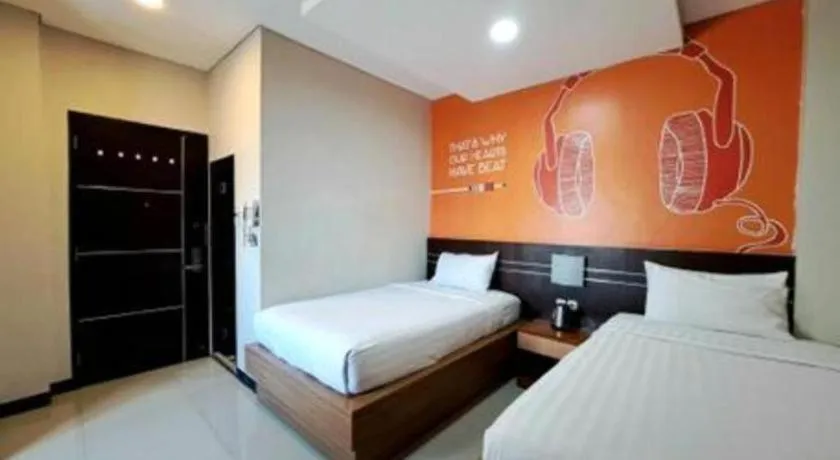 Bed in Hotel JAV Front One