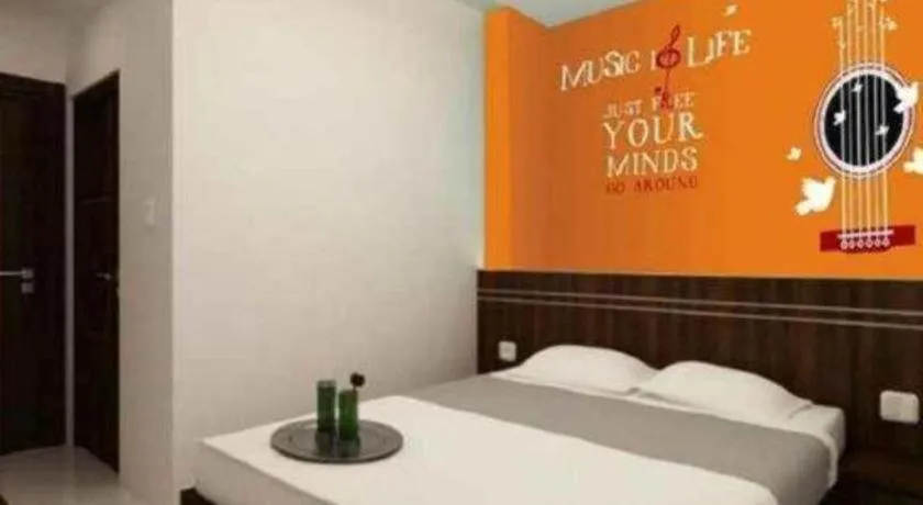 Bed in Hotel JAV Front One