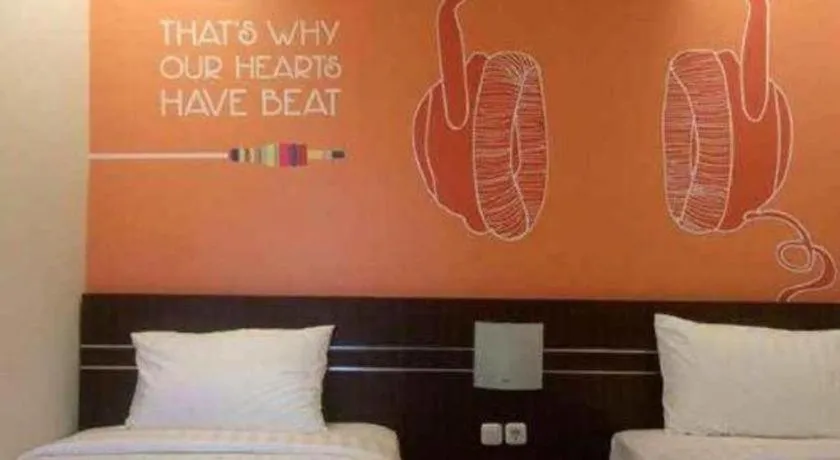 Bed in Hotel JAV Front One