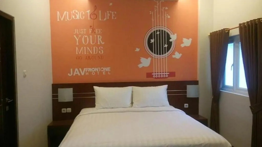 Bed in Hotel JAV Front One