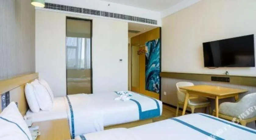 Bed in City Comfort Inn Chongqing Jiangbei Airport T3 Terminal