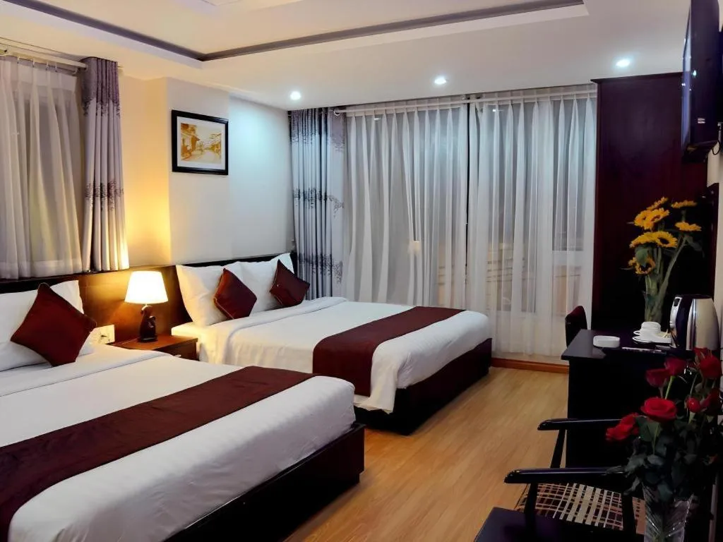 Bed in Begonia Nha Trang Hotel