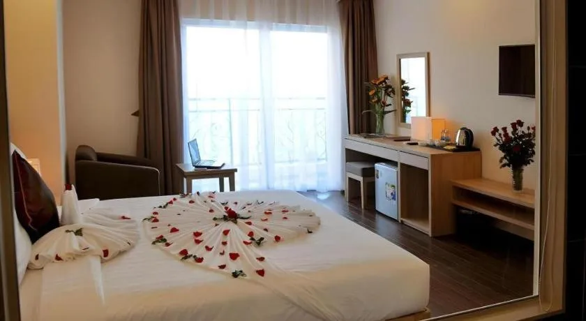 Bed in Begonia Nha Trang Hotel