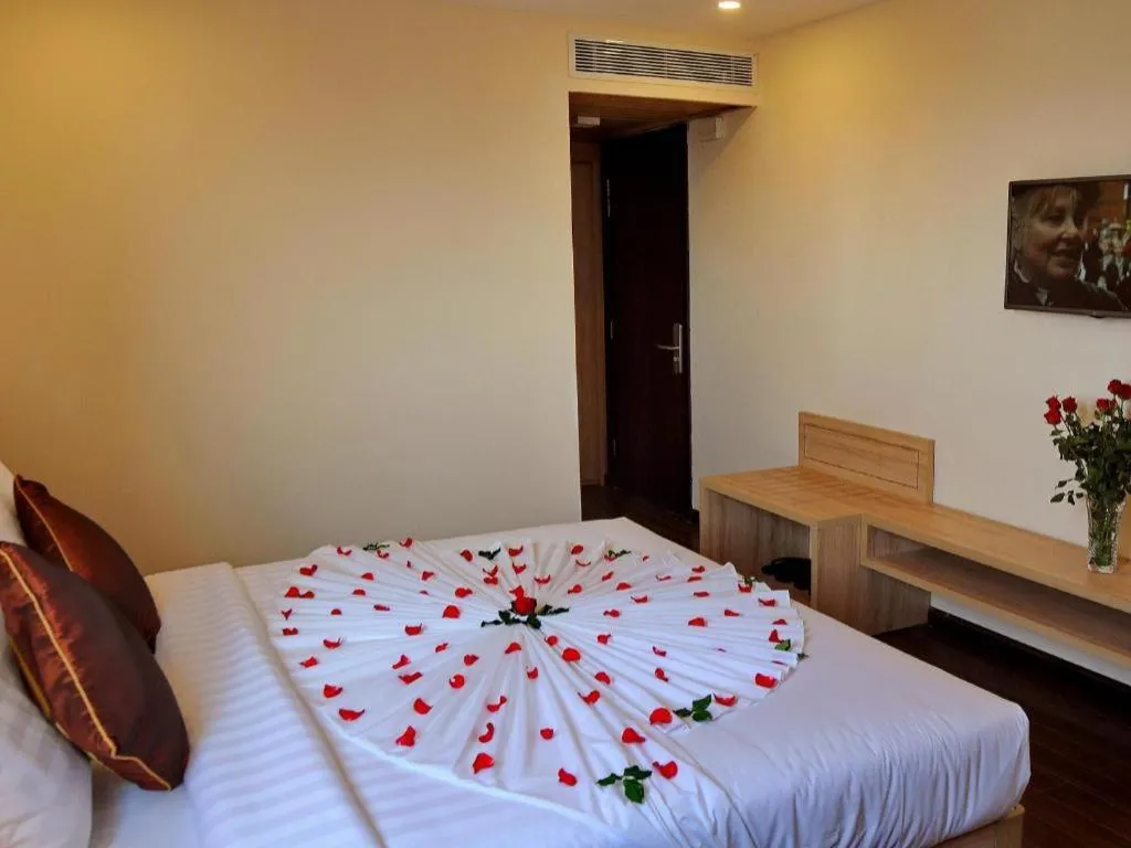 Bed in Begonia Nha Trang Hotel