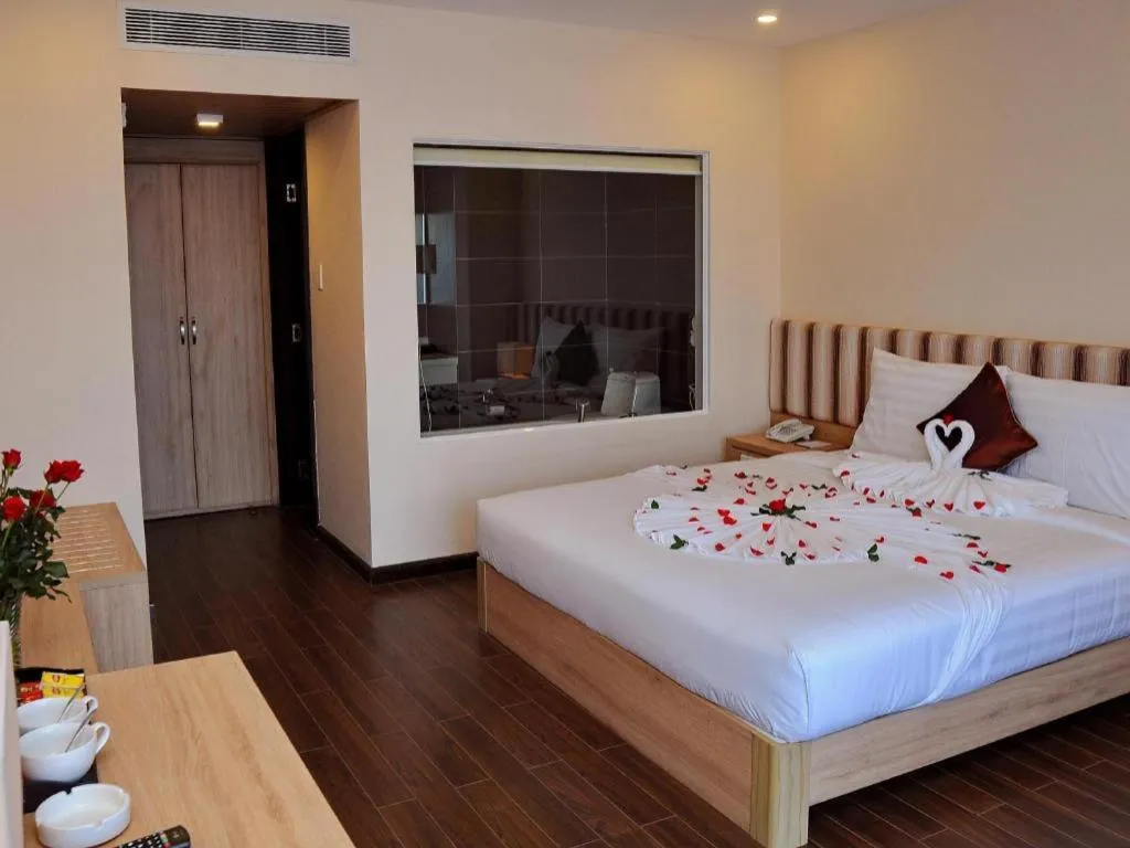 Bed in Begonia Nha Trang Hotel