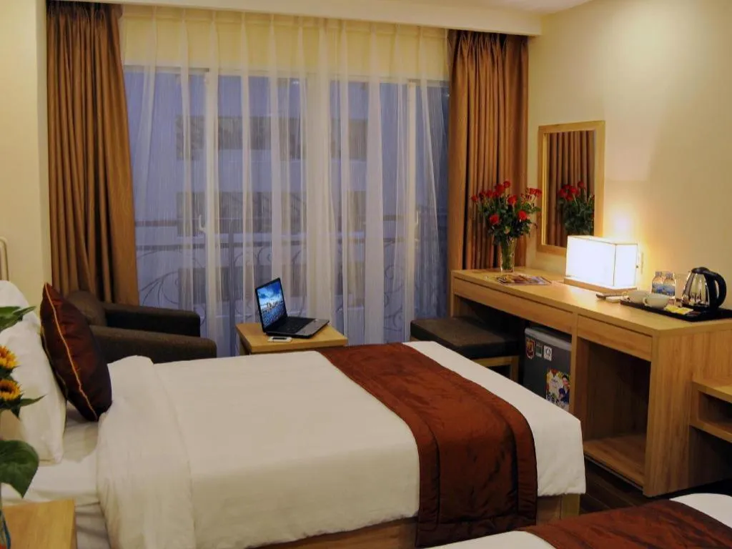 Bed in Begonia Nha Trang Hotel