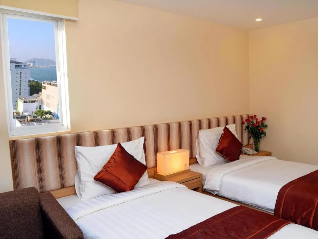 Bed in Begonia Nha Trang Hotel