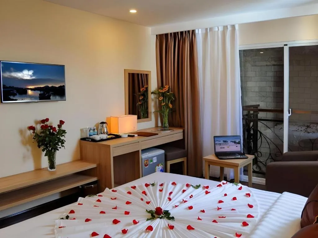 Bed in Begonia Nha Trang Hotel