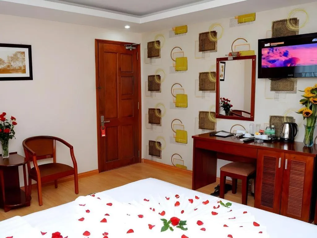 Bed in Begonia Nha Trang Hotel