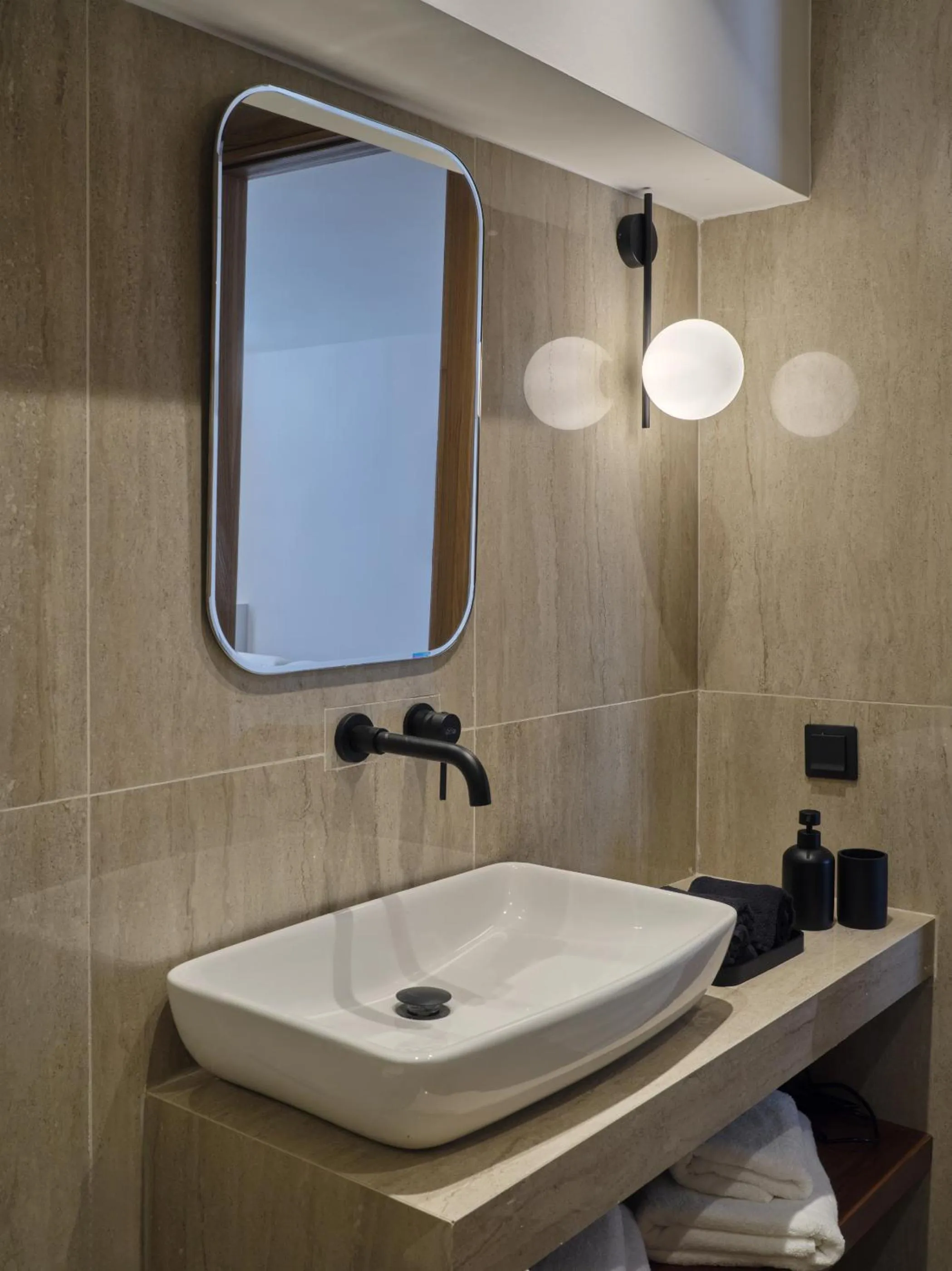 Bathroom in Haya Athens Loftie Suites