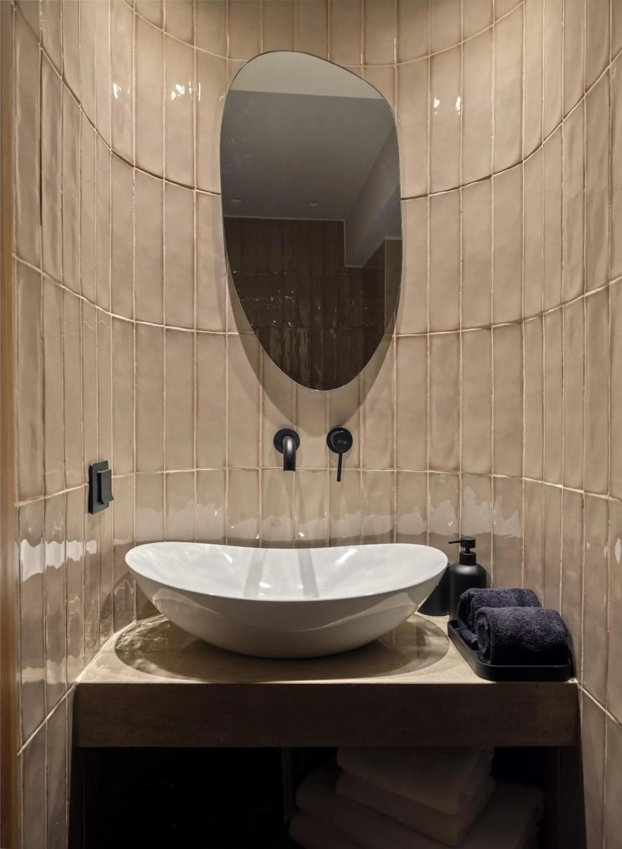 Bathroom in Haya Athens Loftie Suites