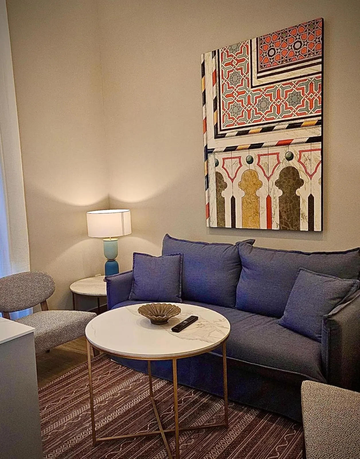 Lobby or reception in Puerta de la Ribera Suites