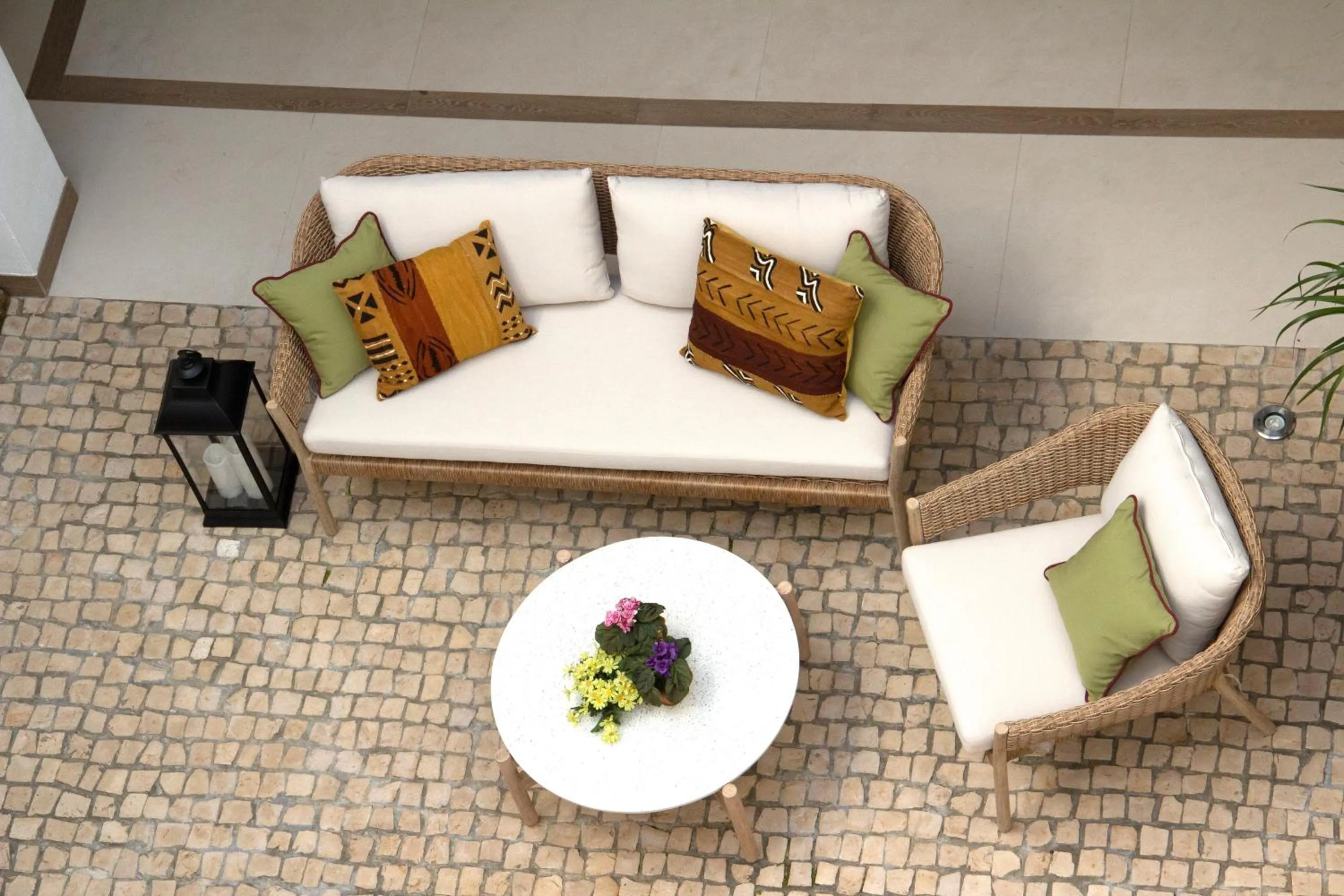 Patio in Puerta de la Ribera Suites